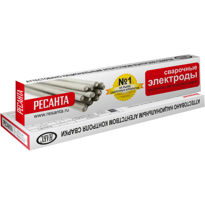 Сварочный электрод РЕСАНТА МР-3 Ф2,0 Пачка 1 кг 71/6/48 Сварочный электрод РЕСАНТА МР-3 Ф2,0 Пачка 1 кг 71/6/48