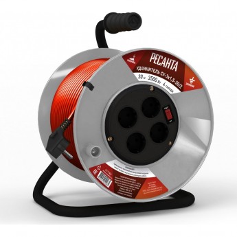 Удлинитель силовой на катушке РЕСАНТА СУ-3х1,5-30/2
